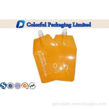 Soymilk Stand Up Pouch With Spout , Laminated stand up foil